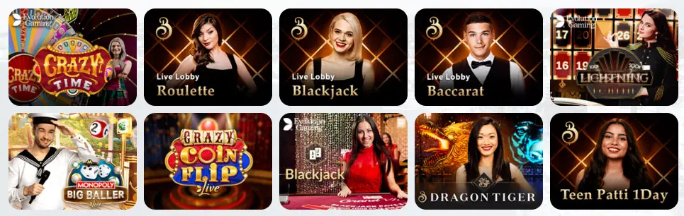 Winmatch365 live casino games
